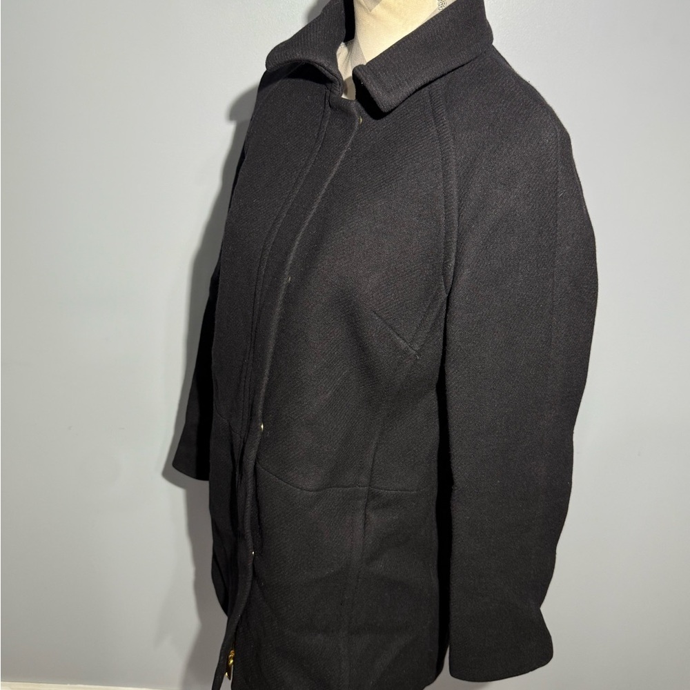 Vineyard Vines Classic Black Trench Coat - Picture 2 of 11
